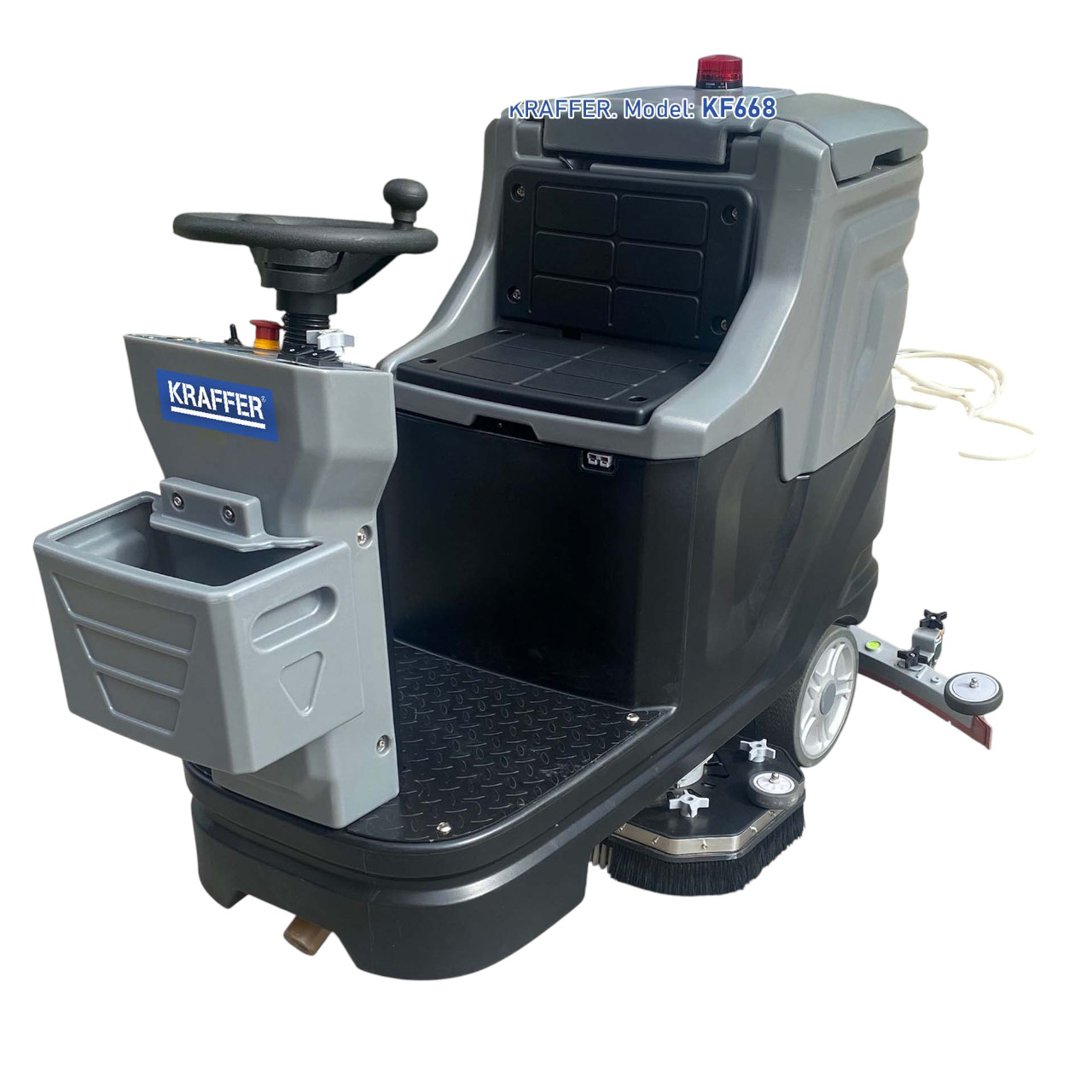 Máy chà sàn nhà xưởng ngồi lái Kraffer KF668 - Ảnh 3