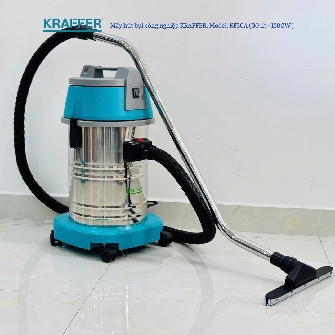Máy hút bụi công nghiệp Kraffer KF30A 30lit 1500W