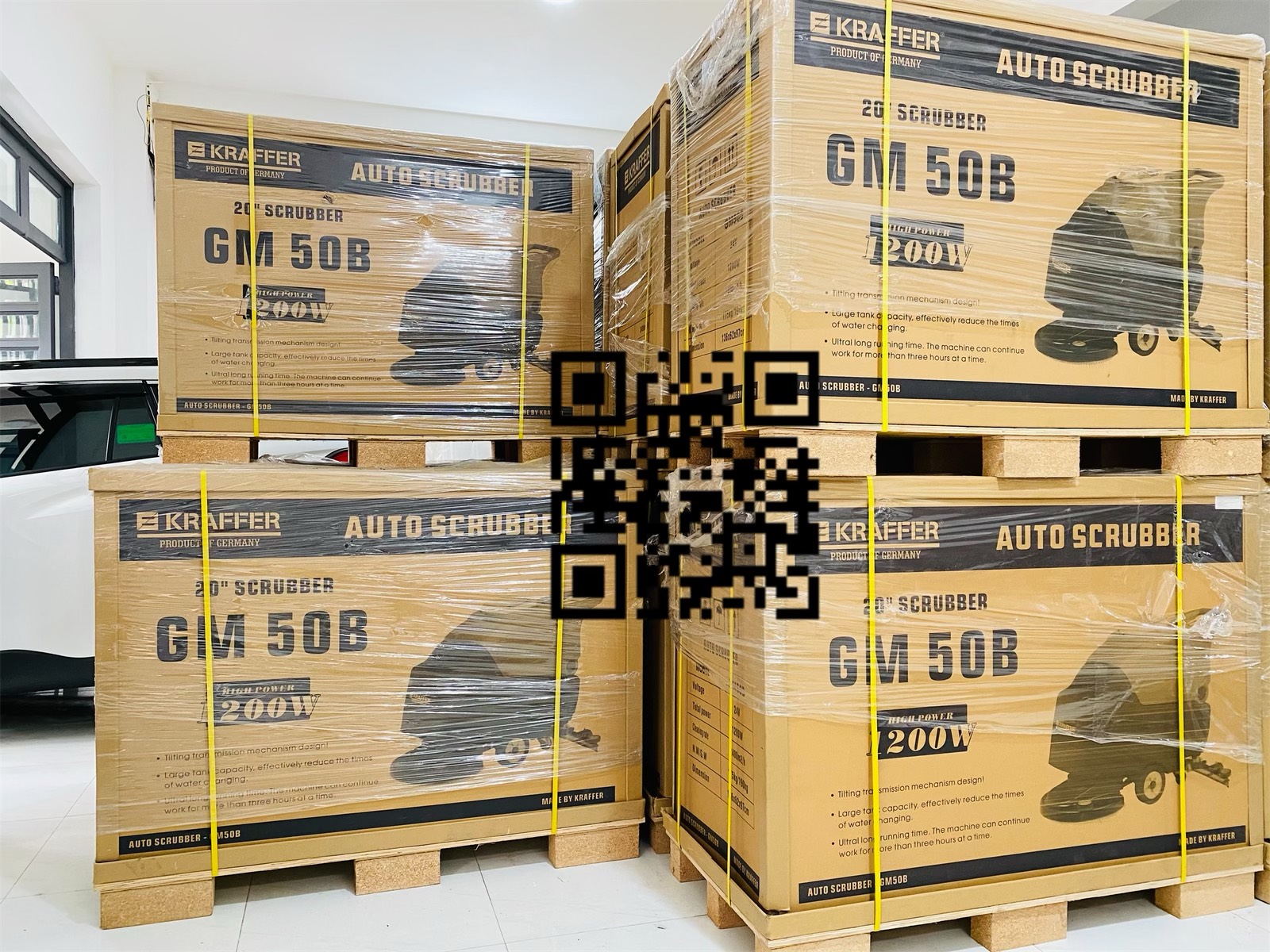 Máy chà sàn liên hợp Kraffer GM50B (dùng bình acquy) - Ảnh 8